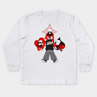 Davekat Quadrant Confusion Kids Long Sleeve T-Shirt